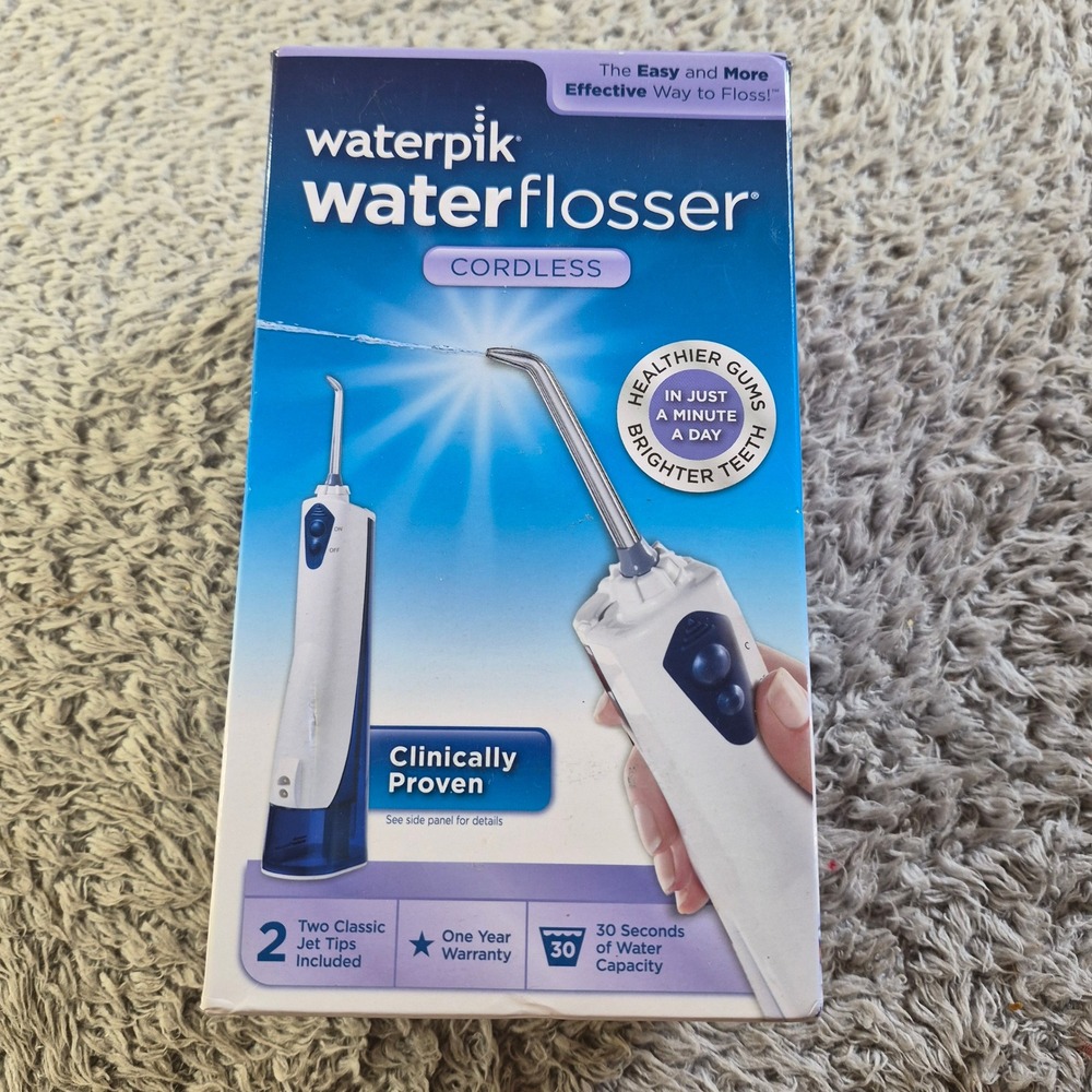 Waterpik Cordless Water Flosser WP-360W Rechargeable Travel Dental Self Care
